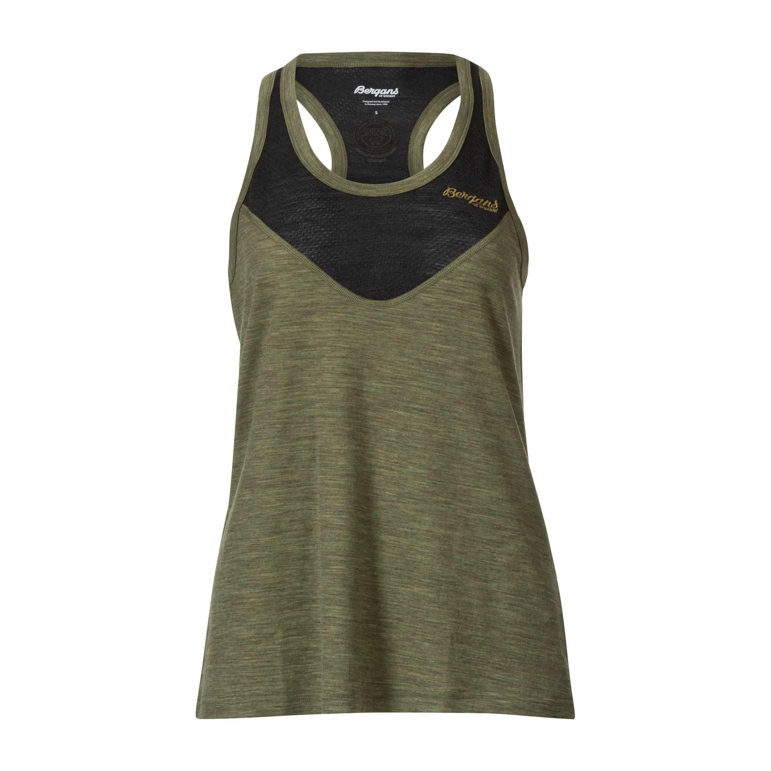 Cheap Bergans Inner:Light W Singlet - Olive Green