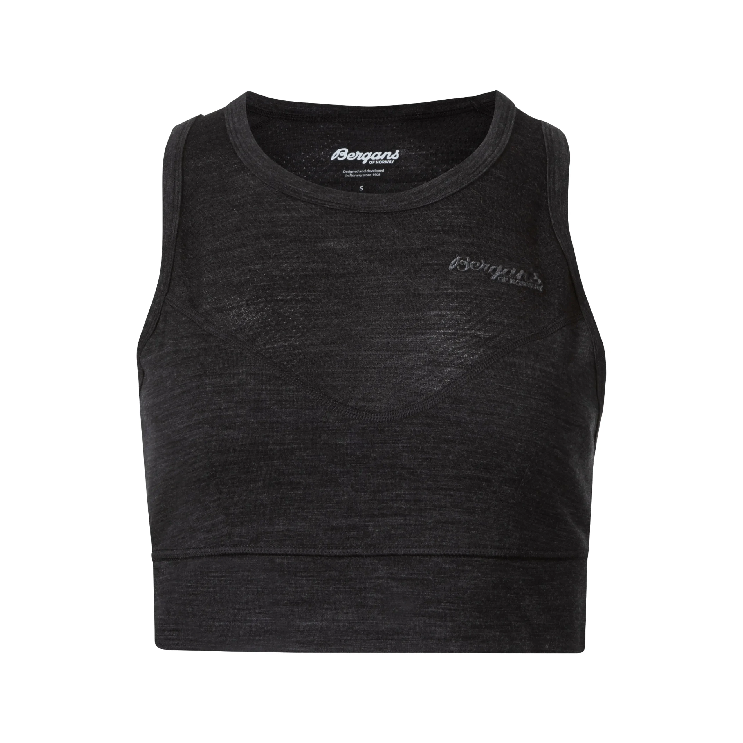 Fashion Bergans Inner:Light W Top - Solid Charcoal