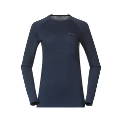 Hot Bergans Inner:Pure W Long Sleeve - Navy Blue