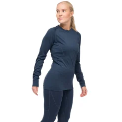 Hot Bergans Inner:Pure W Long Sleeve - Navy Blue