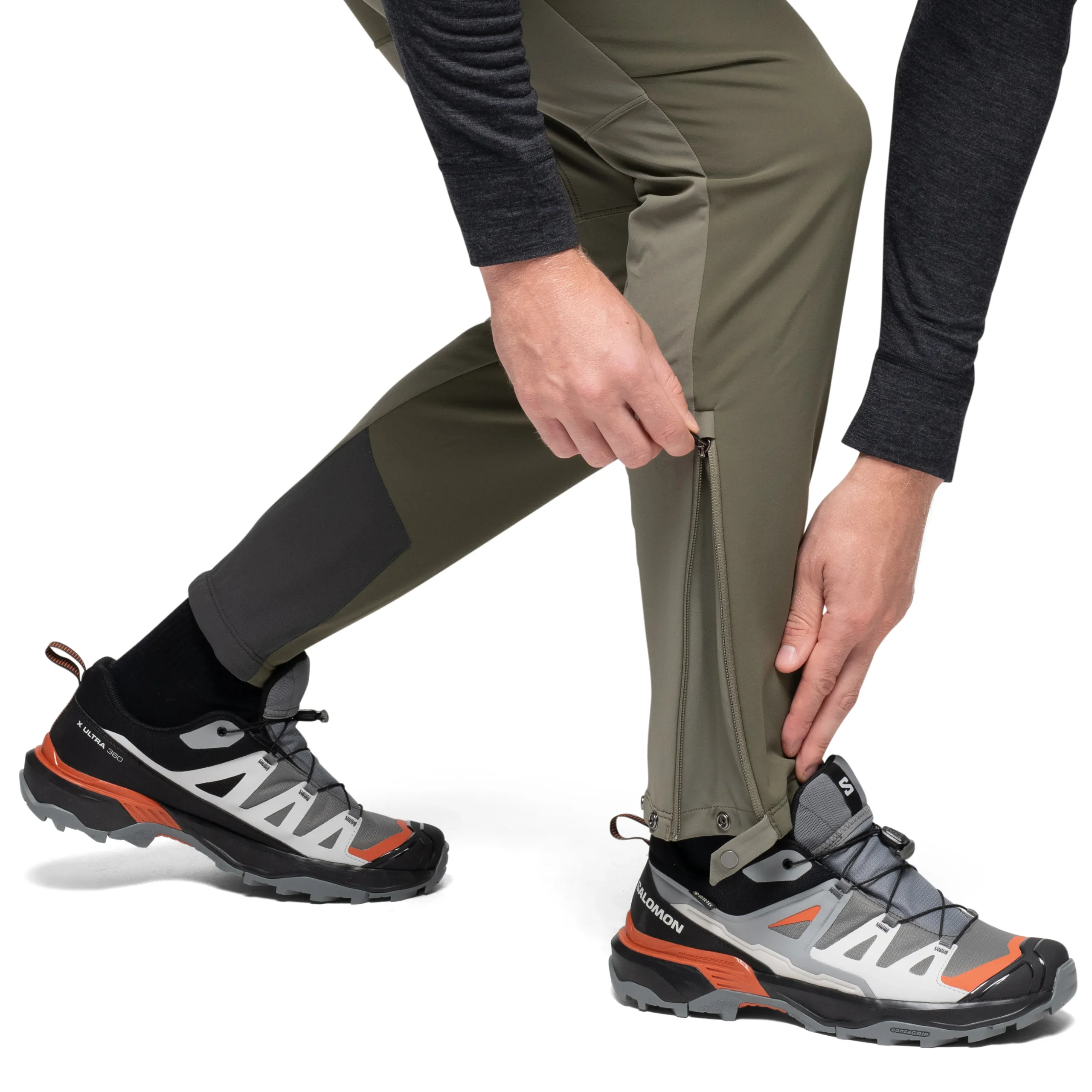 Sale Bergans Istjern Warm Flex Pant - Dark Green Mud