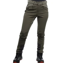 Store Bergans Istjern Warm Flex W Pant - Dark Green Mud