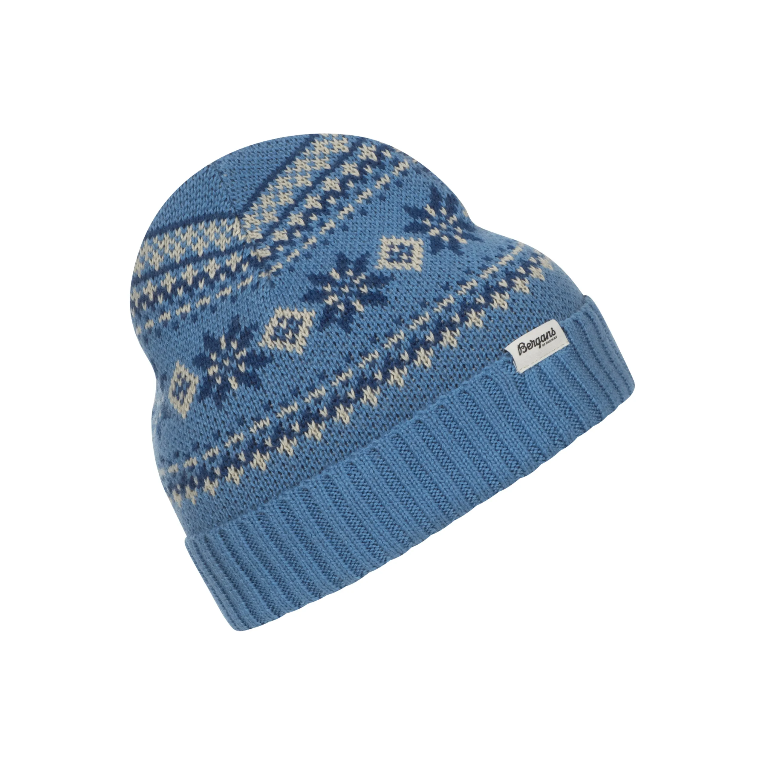 Flash Sale Bergans Jacquard Kids Beanie - Riviera Blue / Dark Riviera Blue