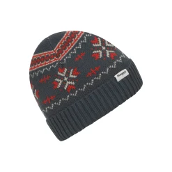 Cheap Bergans Jacquard Youth Beanie - Orion Blue / Dark Brick
