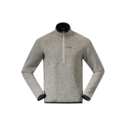 Outlet Bergans Kamphaug Knitted Half Zip - Chalk Sand