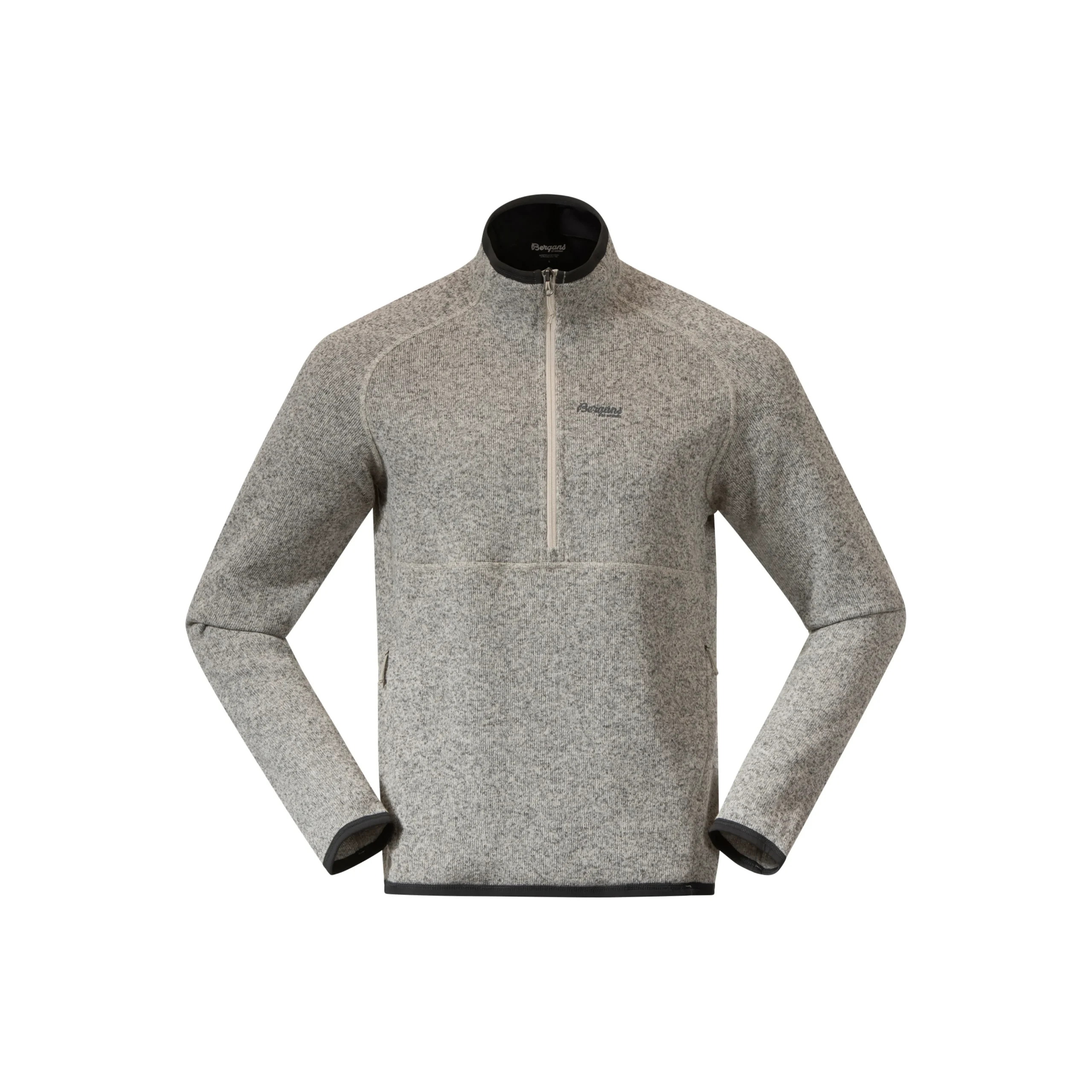 Outlet Bergans Kamphaug Knitted Half Zip - Chalk Sand