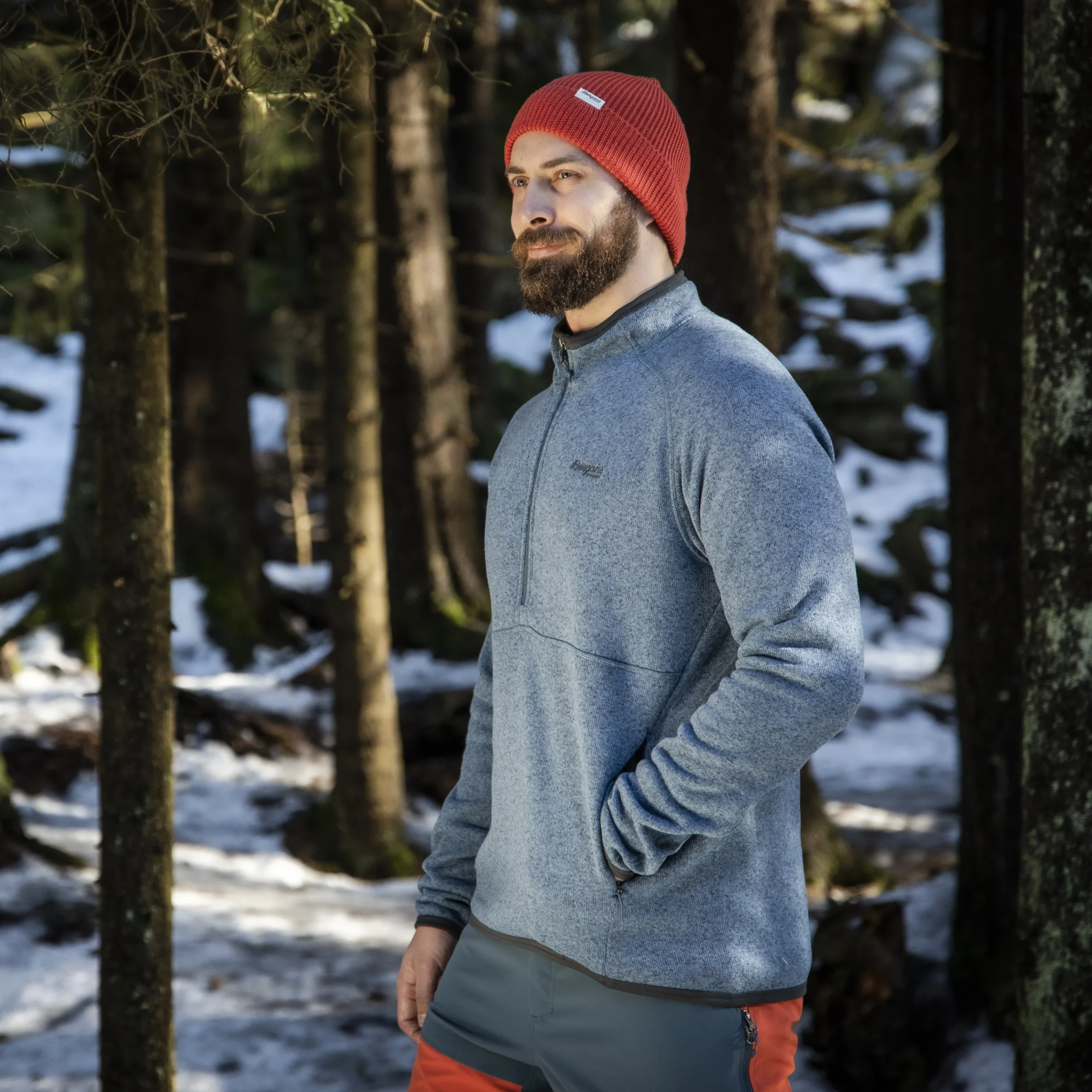 Best Sale Bergans Kamphaug Knitted Half Zip - Orion Blue