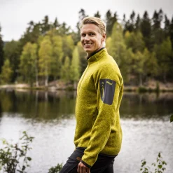 Discount Bergans Kamphaug Knitted Jacket - Light Olive Green