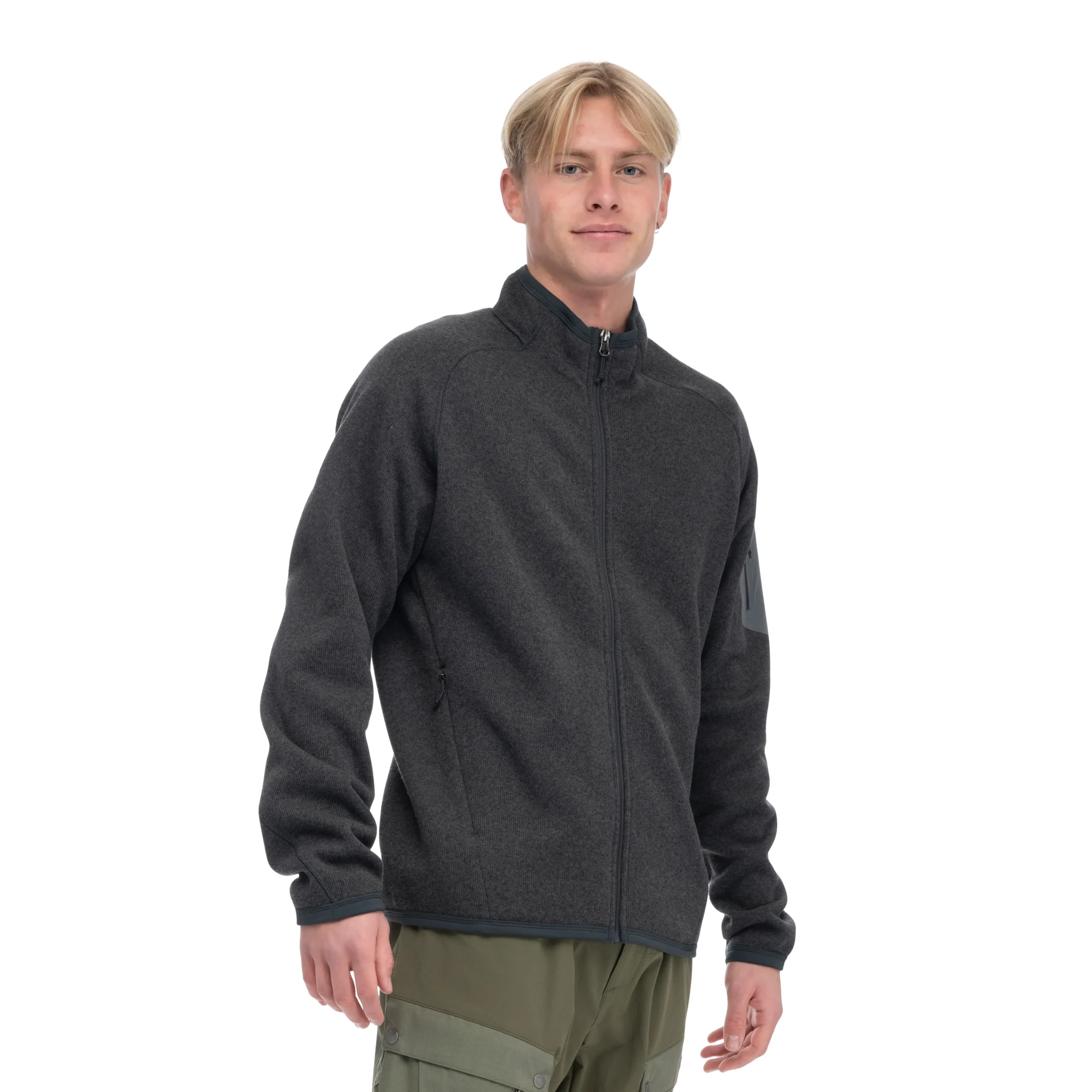 Clearance Bergans Kamphaug Knitted Jacket - Dark Shadow Grey