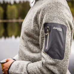 Hot Bergans Kamphaug Knitted Jacket - Chalk Sand