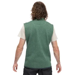 Best Bergans Kamphaug Knitted Vest Men - Dark Jade Green
