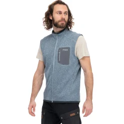 Store Bergans Kamphaug Knitted Vest Men - Husky Blue