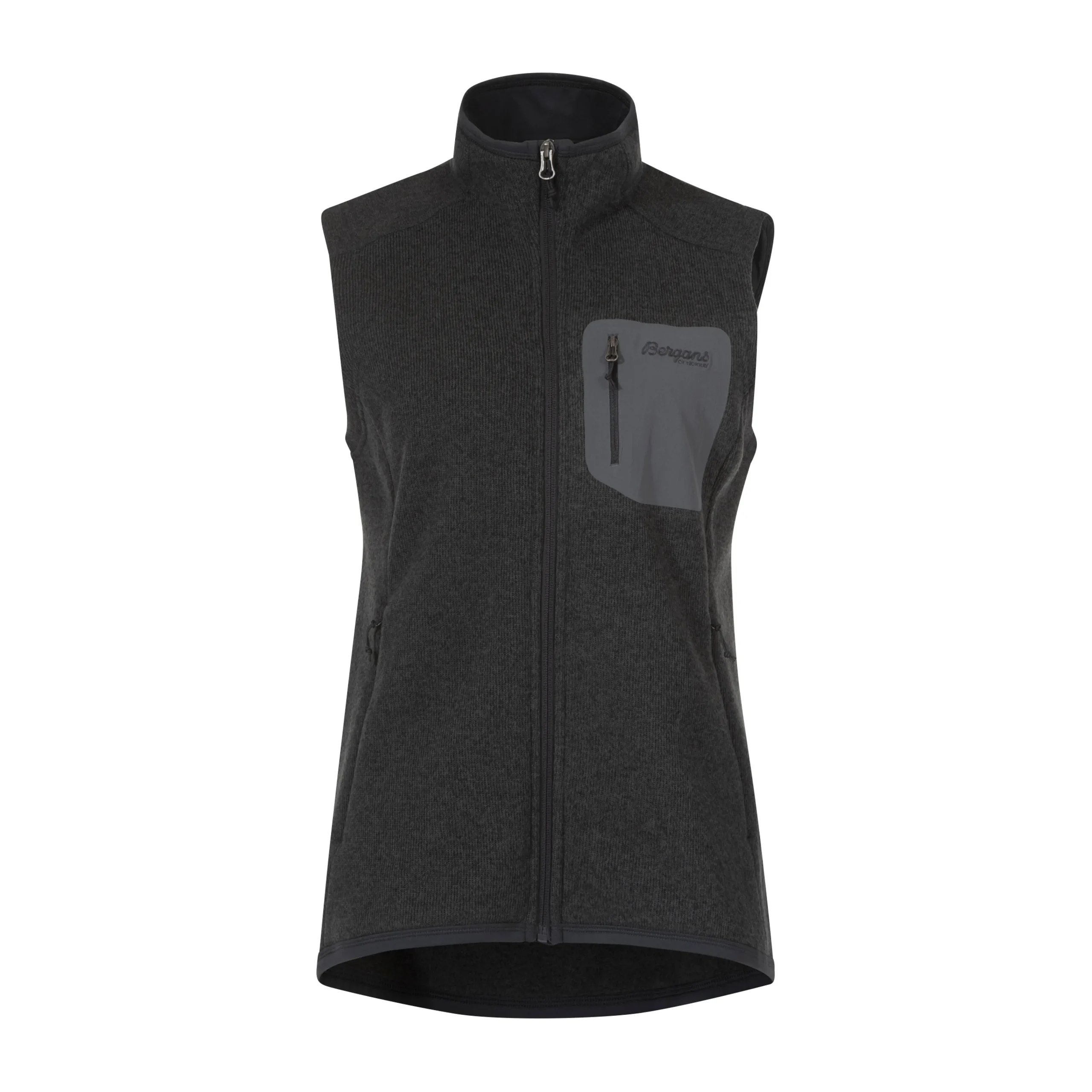 Online Bergans Kamphaug Knitted Vest Women - Dark Shadow Grey