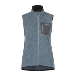 Flash Sale Bergans Kamphaug Knitted Vest Women - Husky Blue