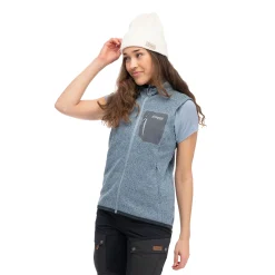 Flash Sale Bergans Kamphaug Knitted Vest Women - Husky Blue