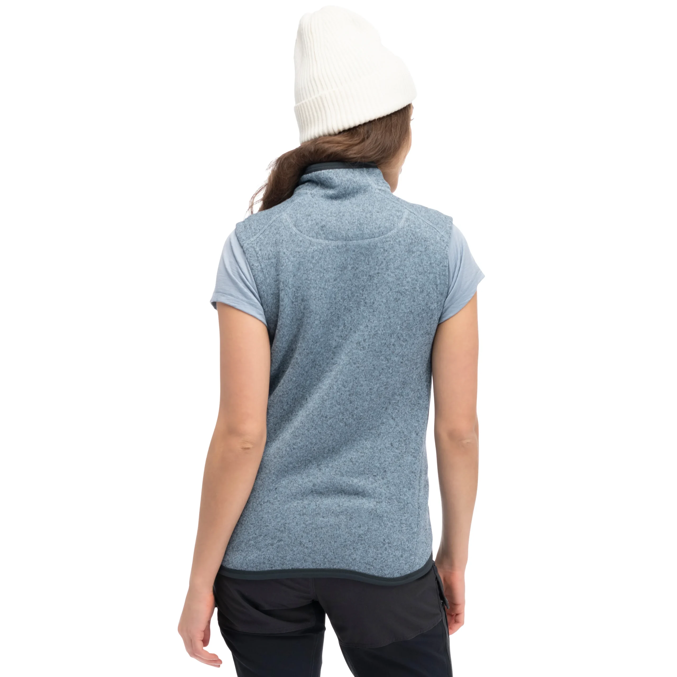 Flash Sale Bergans Kamphaug Knitted Vest Women - Husky Blue