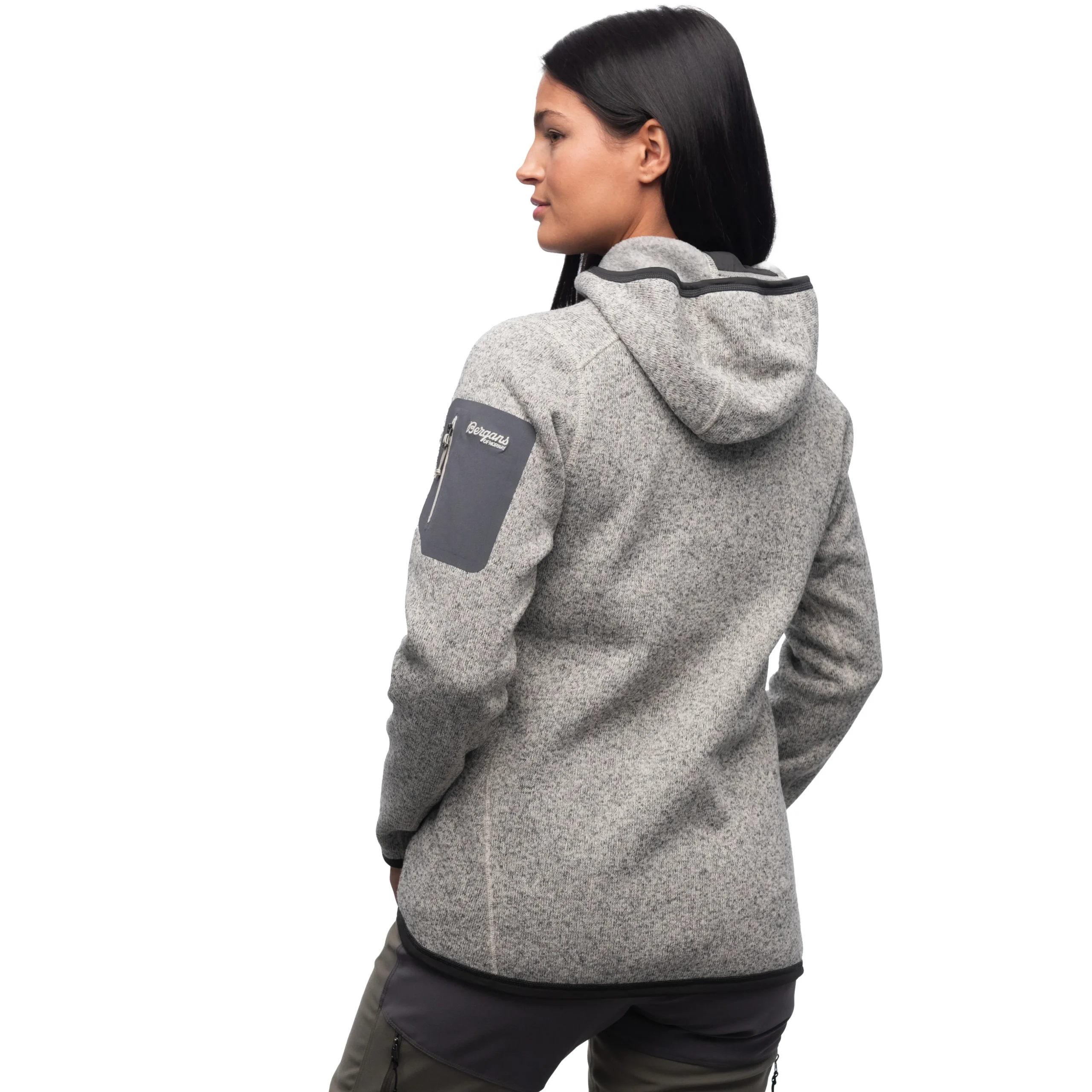 Online Bergans Kamphaug Knitted W Hoodie - Chalk Sand