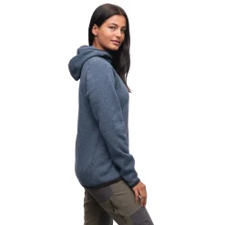 Online Bergans Kamphaug Knitted W Hoodie - Orion Blue