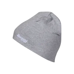 Outlet Bergans Kids Cotton Beanie - Grey Melange