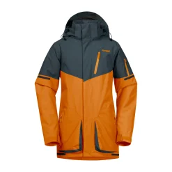 Fashion Bergans Knyken Insulated Youth Jacket - Cloudberry Yellow / Orion Blue