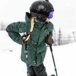 Outlet Bergans Knyken Insulated Youth Jacket - Duke Green