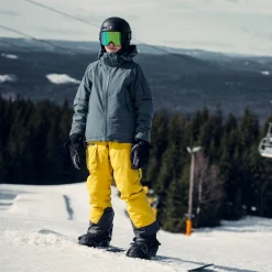 Shop Bergans Knyken Insulated Youth Loosefit Pants - Light Golden Yellow