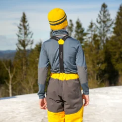 Shop Bergans Knyken Insulated Youth Loosefit Pants - Light Golden Yellow