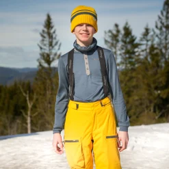 Shop Bergans Knyken Insulated Youth Loosefit Pants - Light Golden Yellow