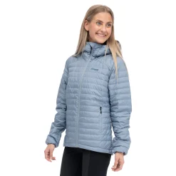 Online Bergans Lava Light Down Jacket W/Hood Women - Husky Blue