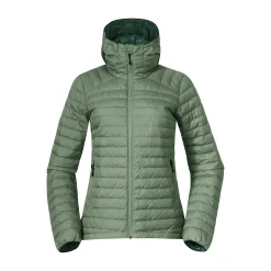 Best Sale Bergans Lava Light Down Jacket W/Hood Women - Jade Green