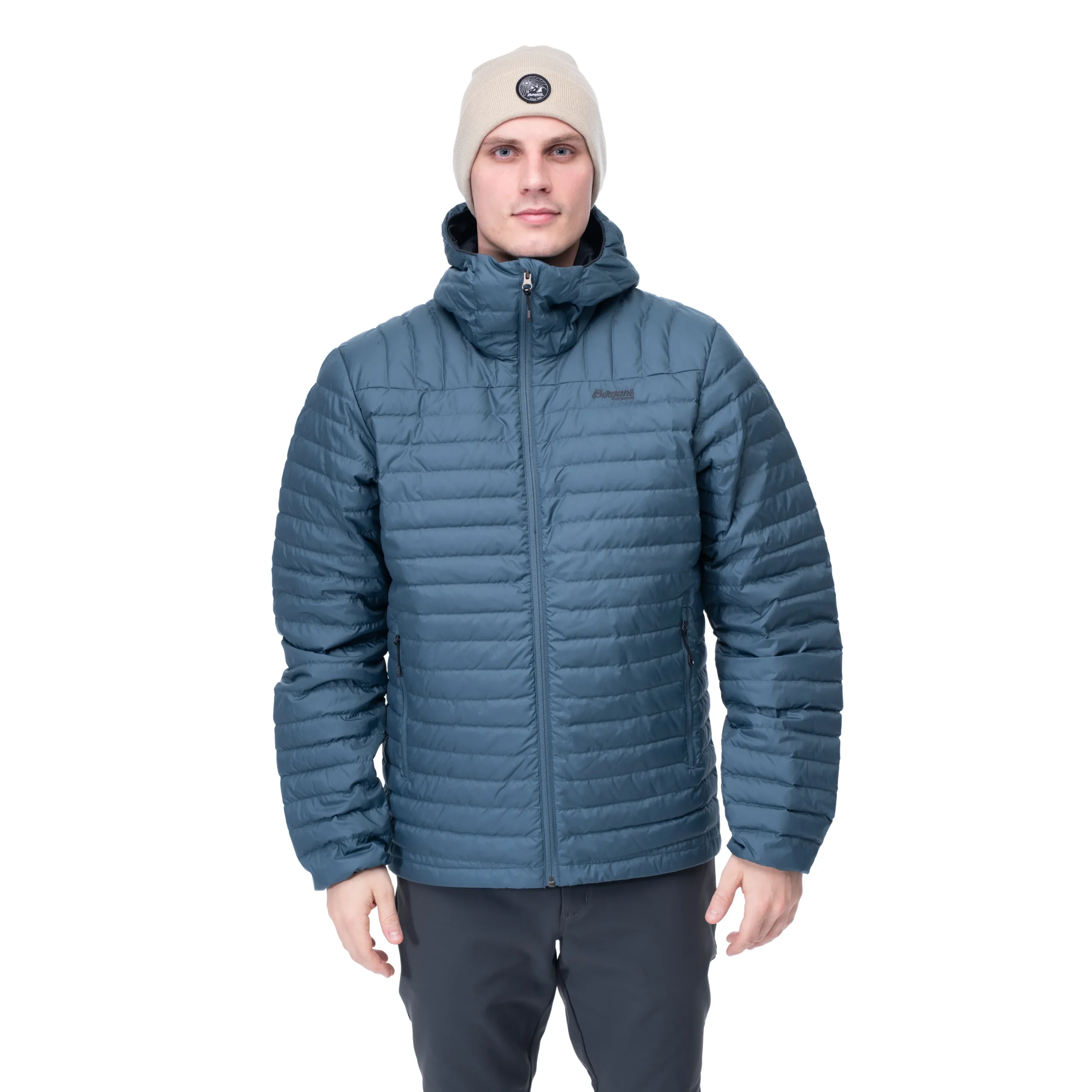 Fashion Bergans Lava Light Down Jacket W/Hood Men - Orion Blue
