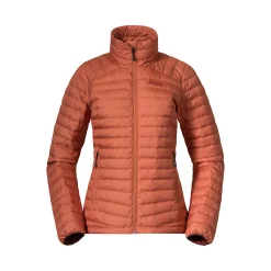 Discount Bergans Lava Light Down Jacket Women - Terracotta