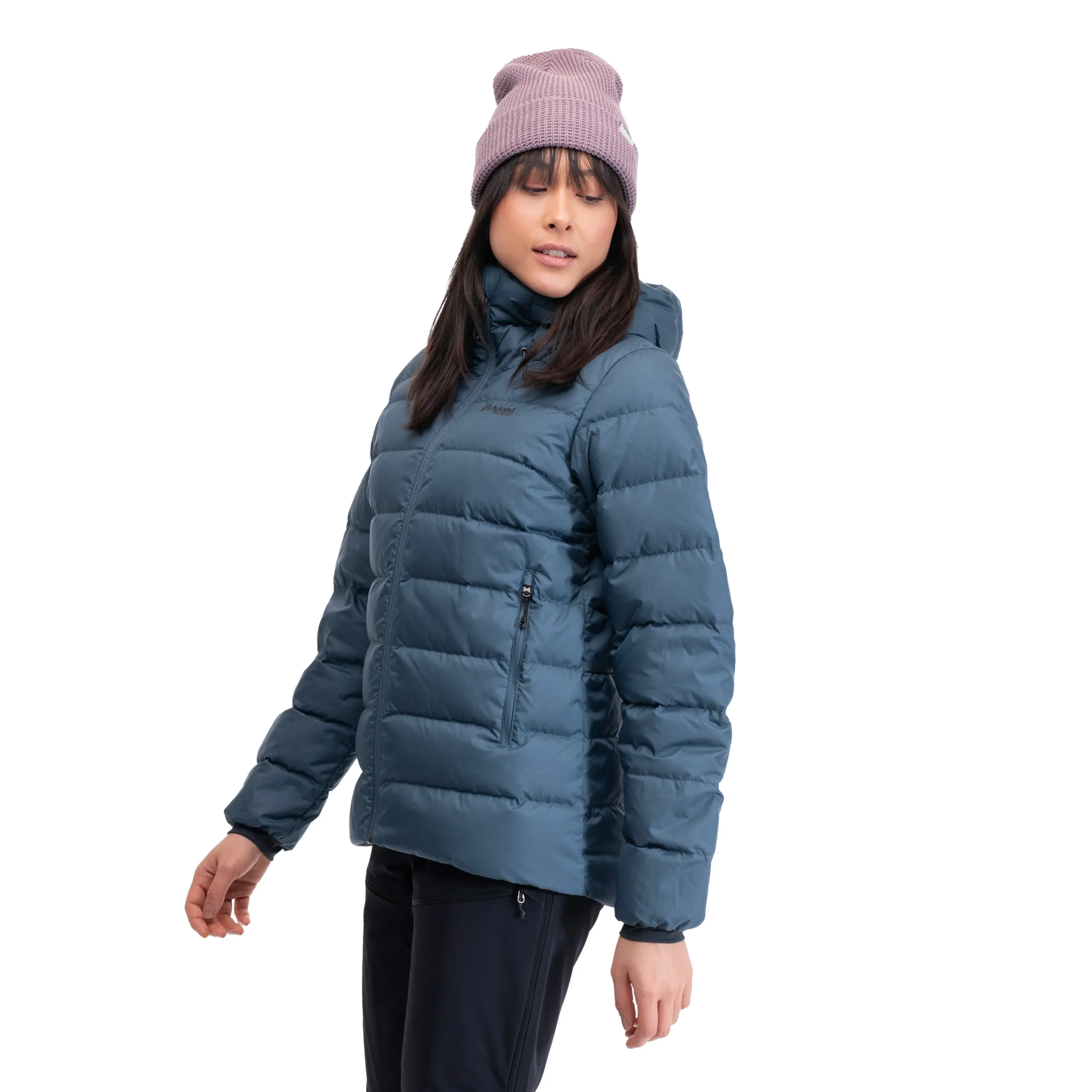 Flash Sale Bergans Lava Medium Down Jacket W/Hood Women - Orion Blue