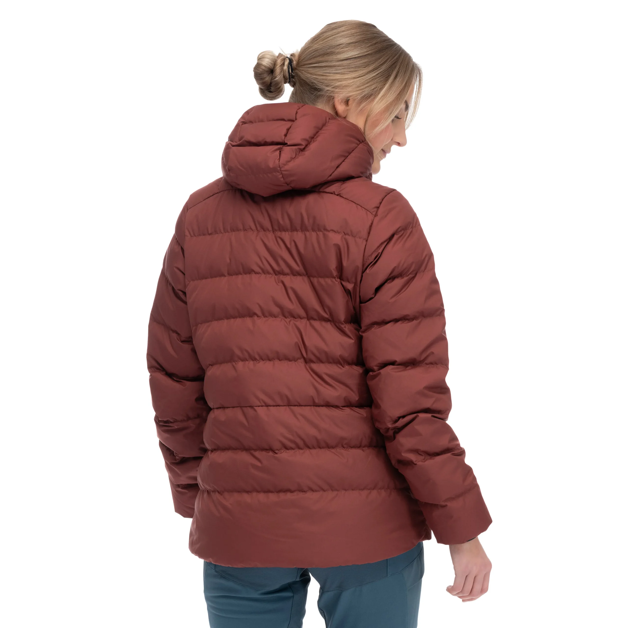 Hot Bergans Lava Medium Down Jacket W/Hood Women - Amarone Red