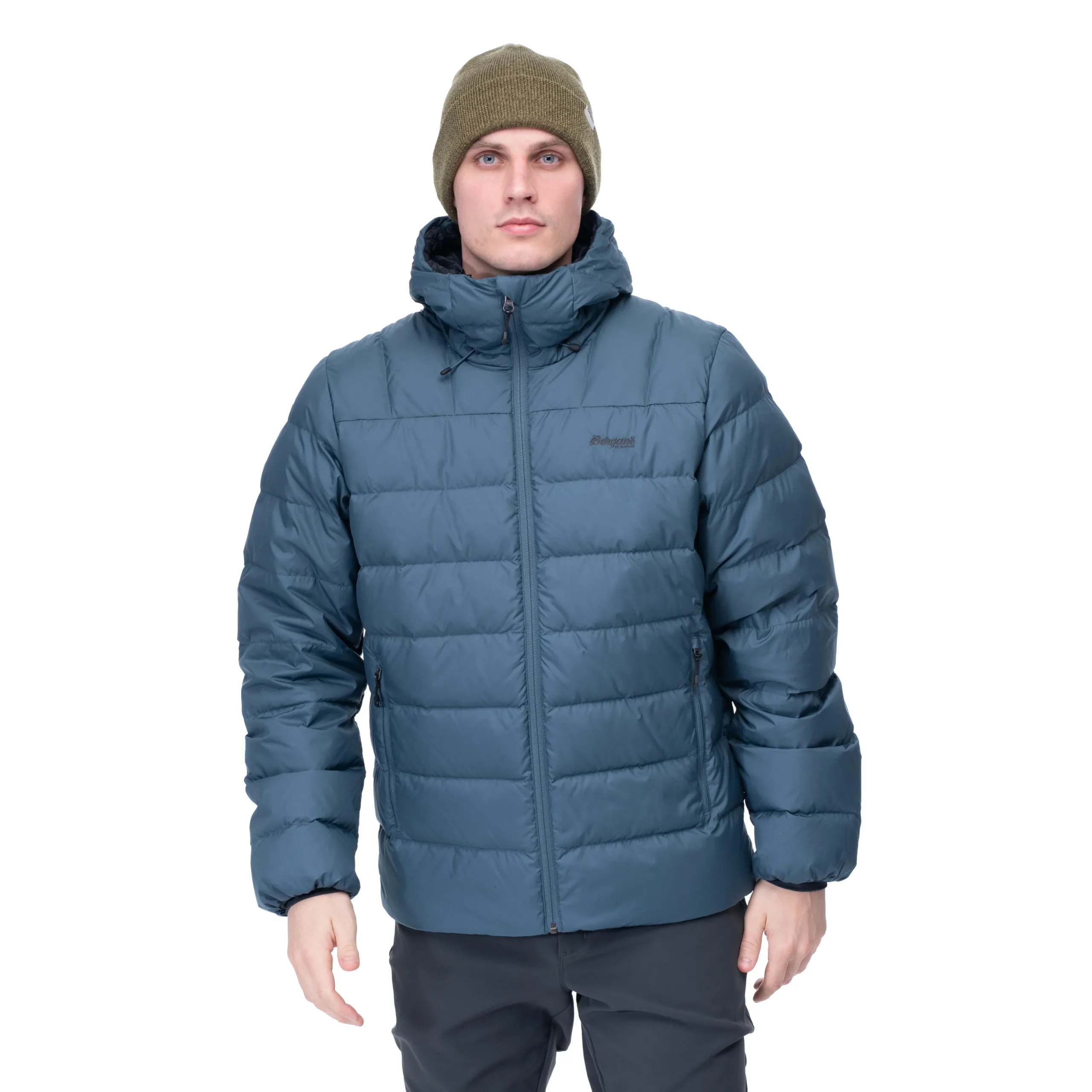 Cheap Bergans Lava Medium Down Jacket W/Hood Men - Orion Blue