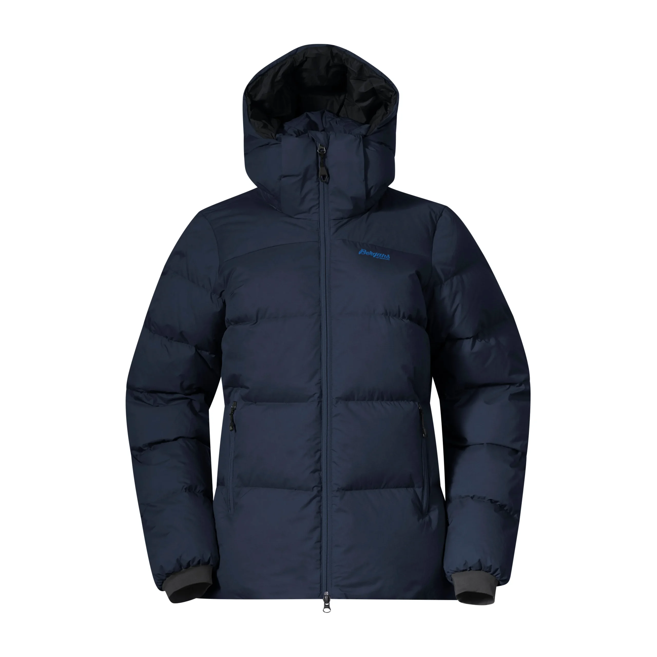 New Bergans Lava Warm Down Jacket W/Hood Women - Navy