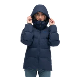 New Bergans Lava Warm Down Jacket W/Hood Women - Navy