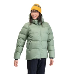 Sale Bergans Lava Warm Down Jacket W/Hood Women - Jade Green