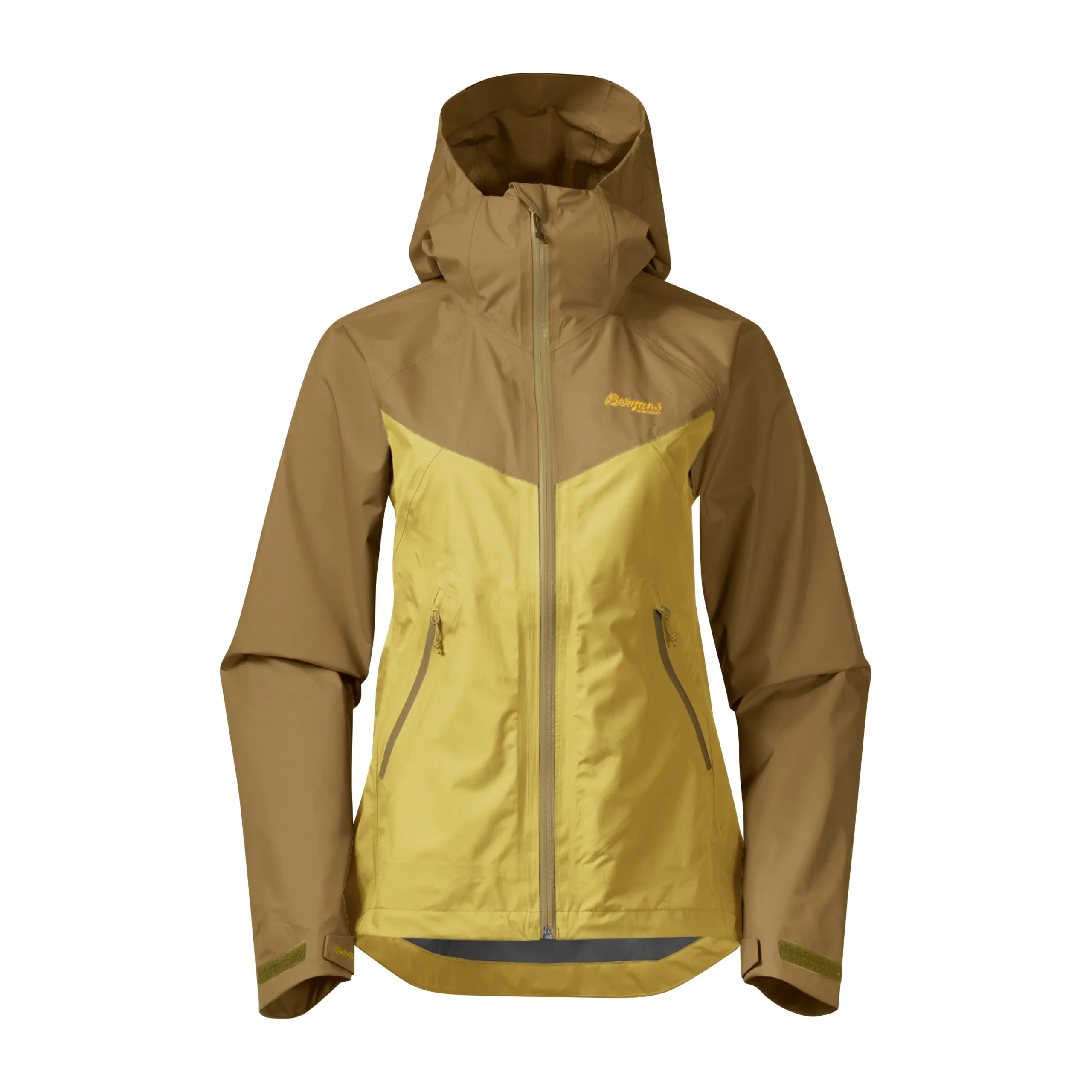 Clearance Bergans Letto V2 3L W Jacket - Light Olive Green / Olive Green