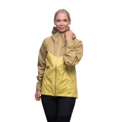 Clearance Bergans Letto V2 3L W Jacket - Light Olive Green / Olive Green