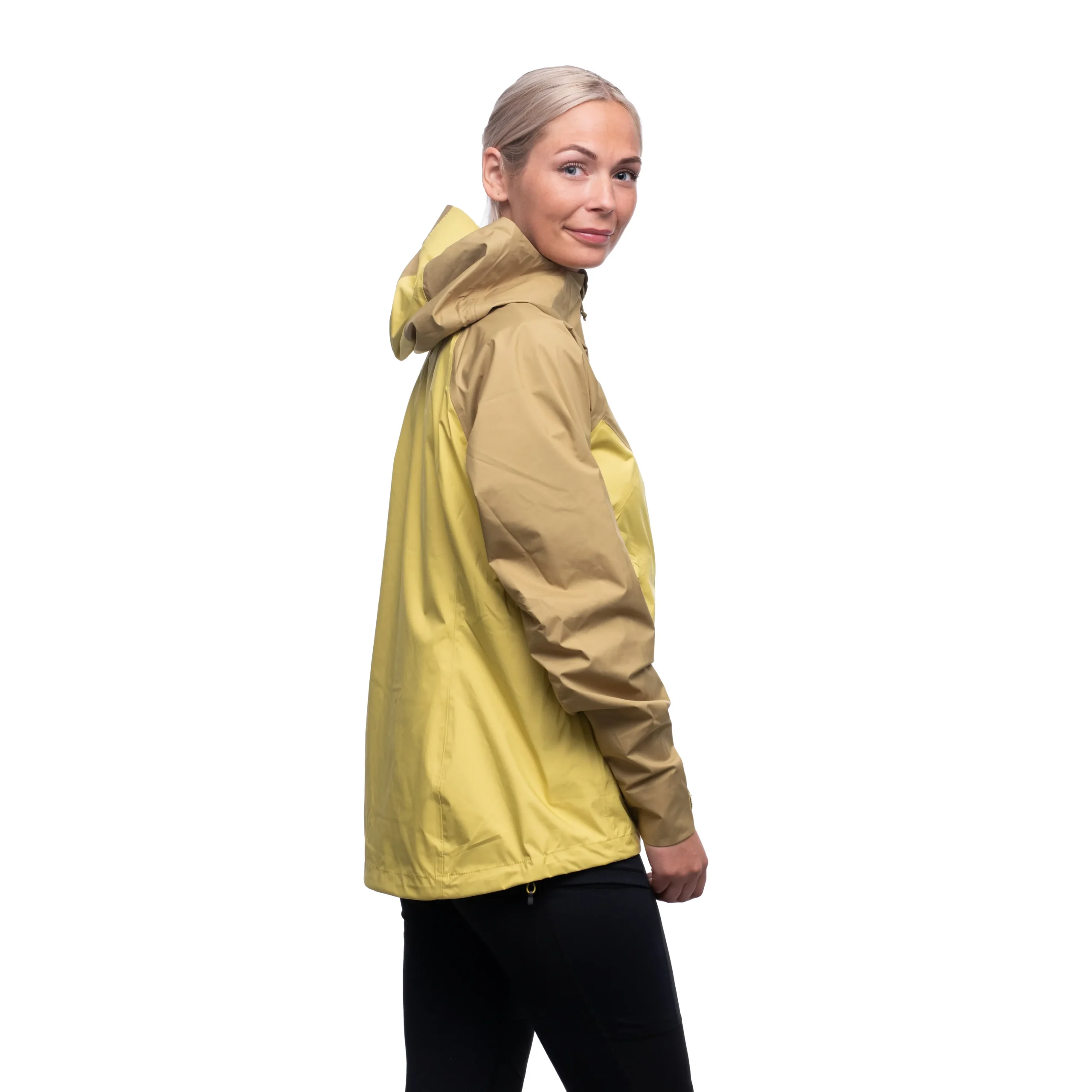 Clearance Bergans Letto V2 3L W Jacket - Light Olive Green / Olive Green