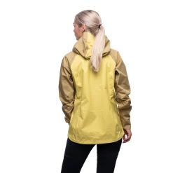 Clearance Bergans Letto V2 3L W Jacket - Light Olive Green / Olive Green