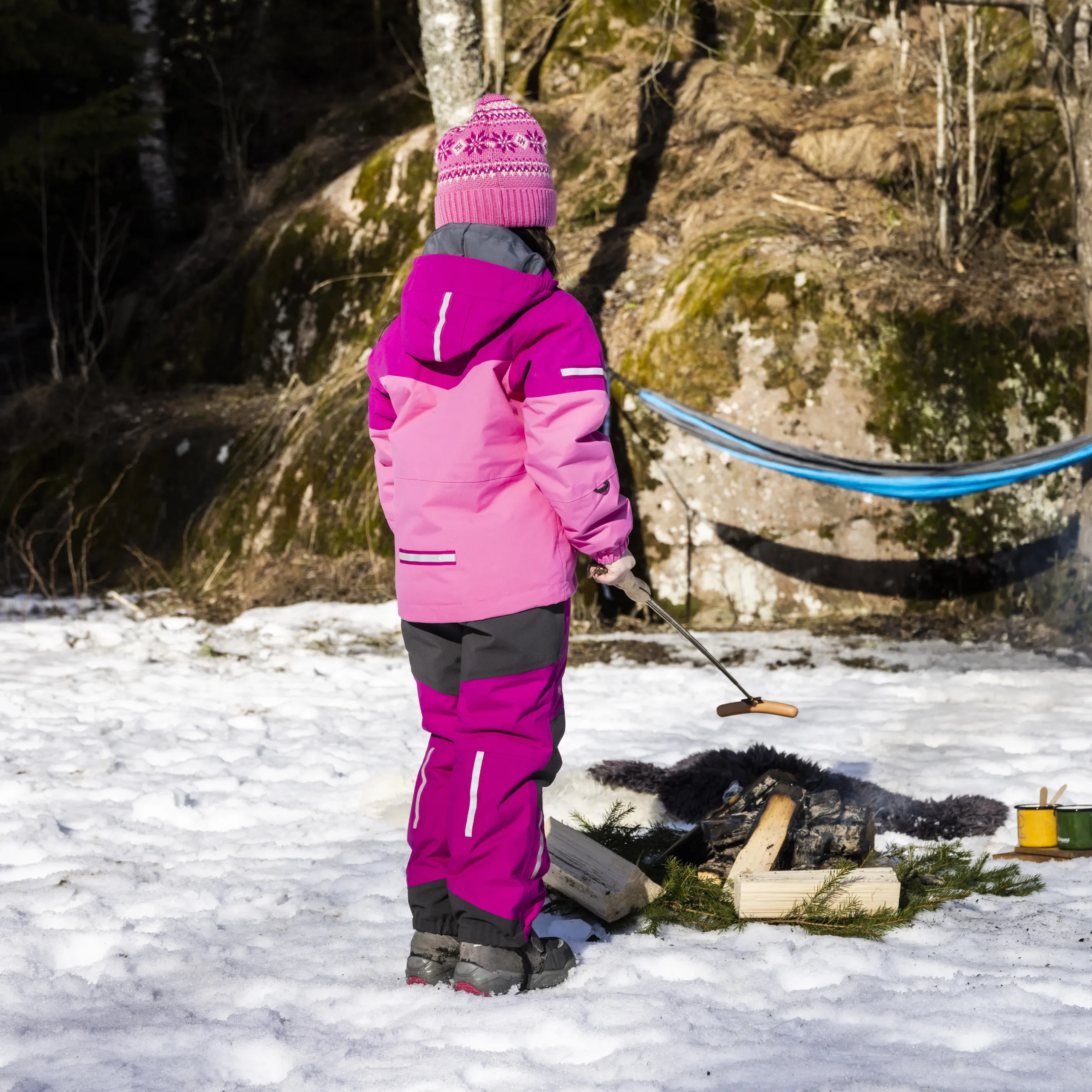 Fashion Bergans Lilletind Insulated Kids Jacket - Ibis Rose