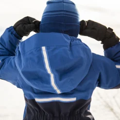 Outlet Bergans Lilletind Insulated Kids Coverall - Dark Riviera Blue