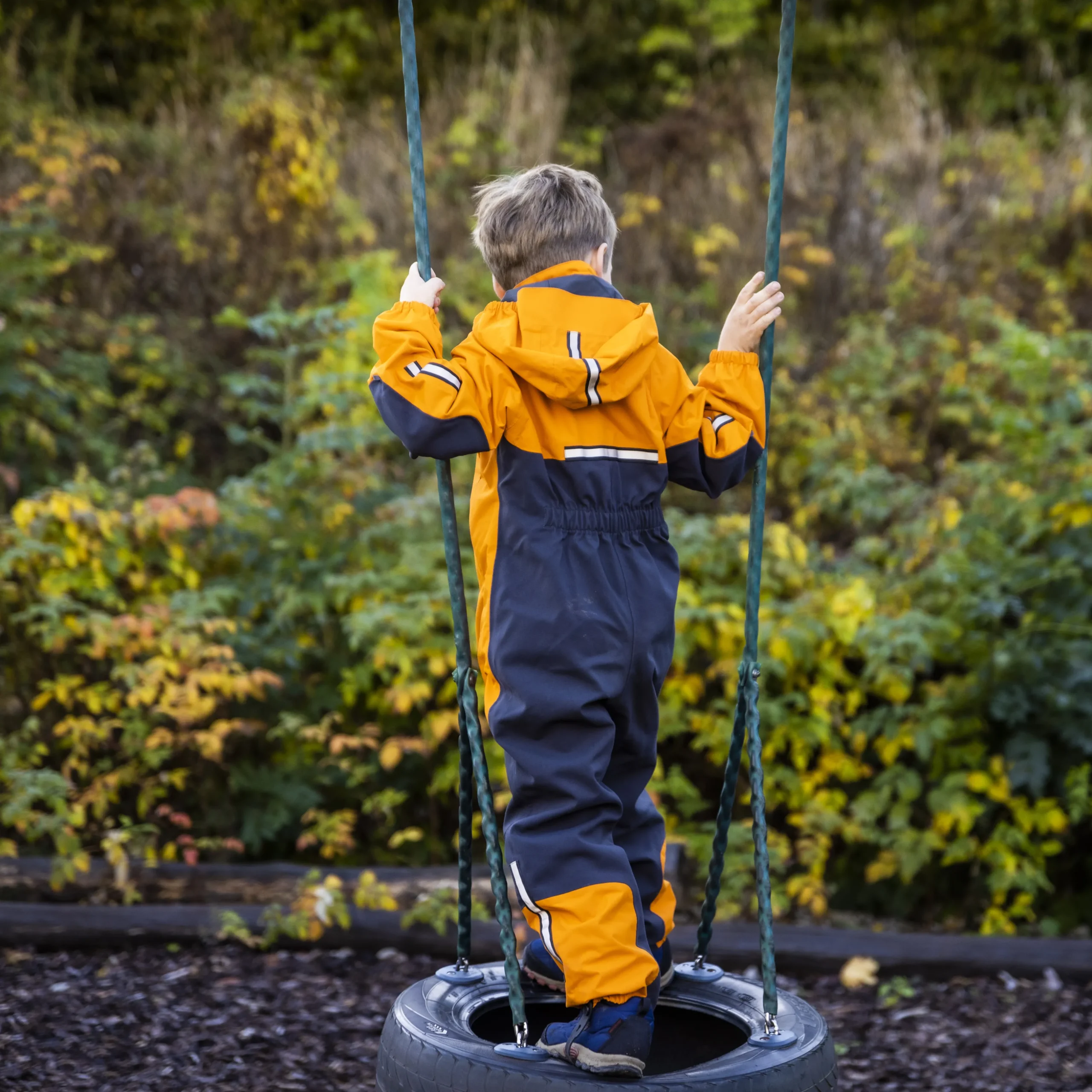 Cheap Bergans Lilletind Kids Coverall - Cloudberry Yellow / Dark Shadow Grey