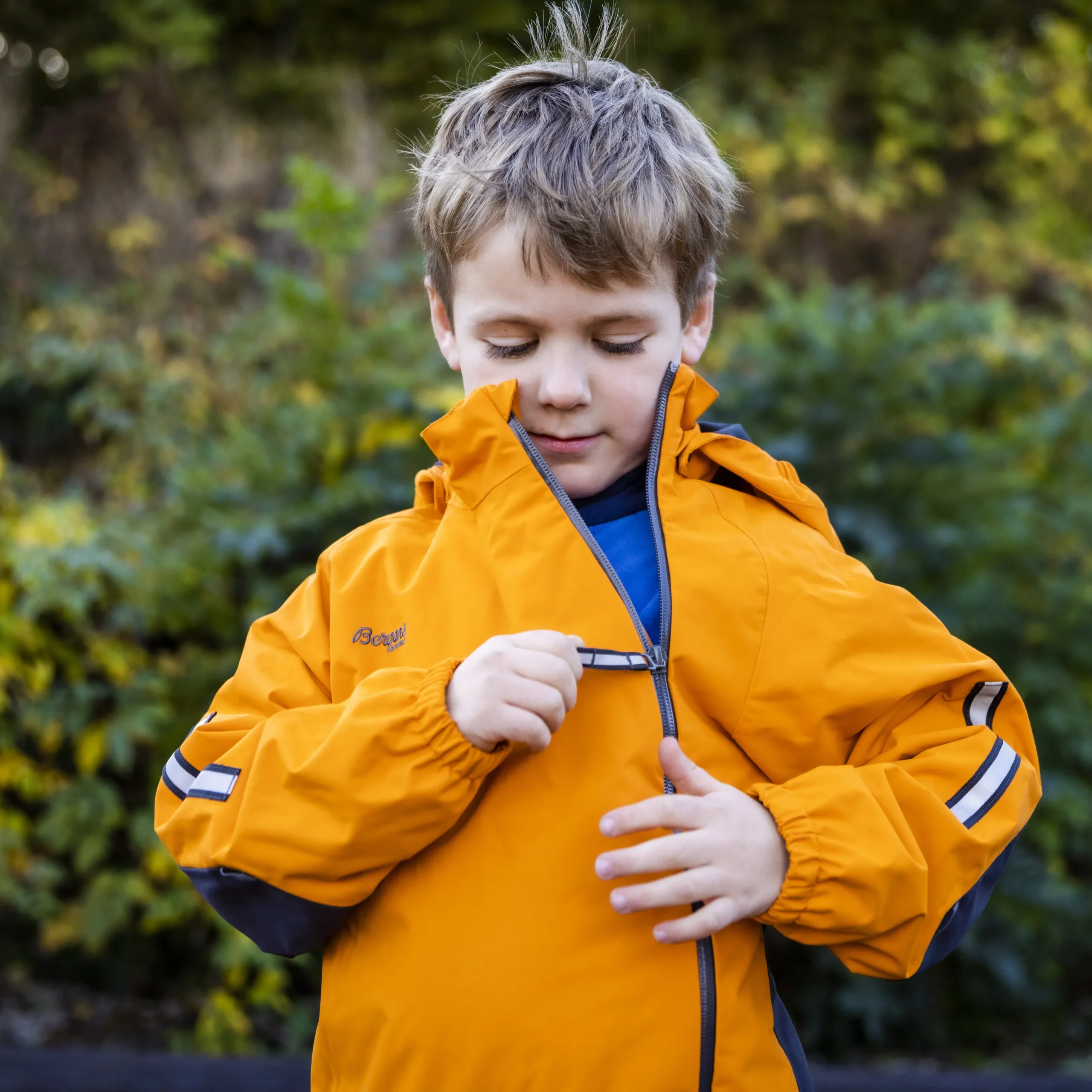 Cheap Bergans Lilletind Kids Coverall - Cloudberry Yellow / Dark Shadow Grey