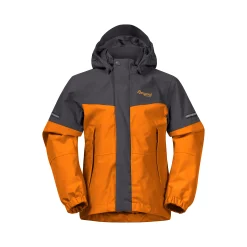 Discount Bergans Lilletind Kids Jacket - Cloudberry Yellow / Solid Dark Grey