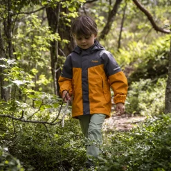 Discount Bergans Lilletind Kids Jacket - Cloudberry Yellow / Solid Dark Grey