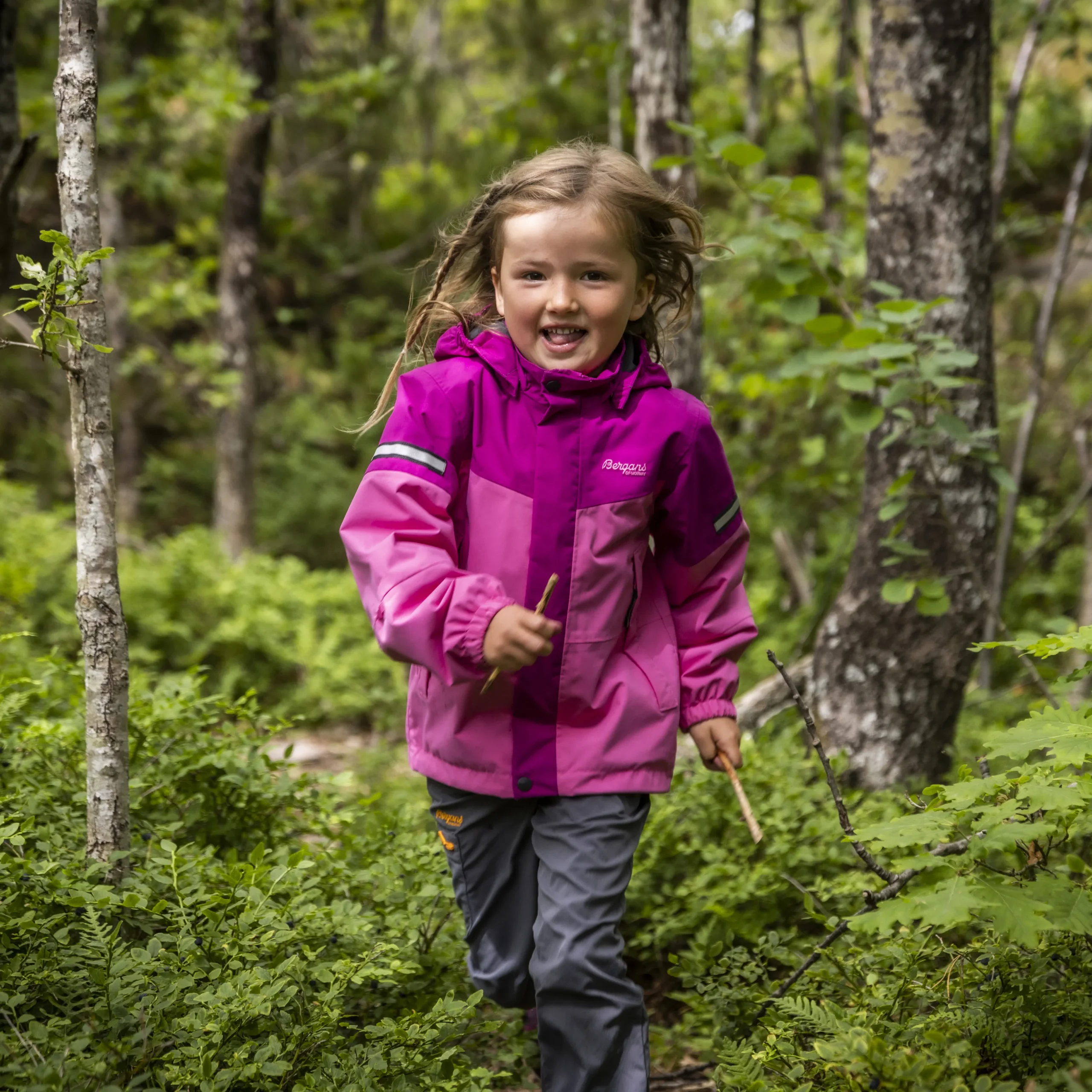 Cheap Bergans Lilletind Kids Jacket - Ibis Rose