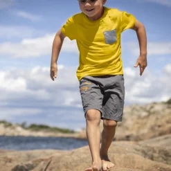 Sale Bergans Lilletind Kids Shorts - Solid Dark Grey